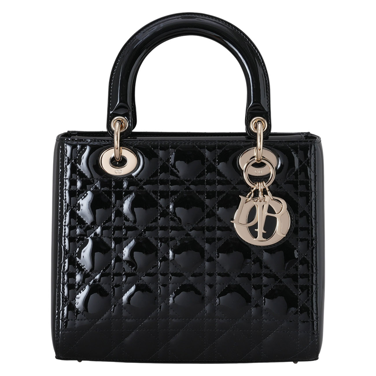 CHRISTIAN DIOR(USED)크리스찬 디올 페이던트 레이디백 미듐